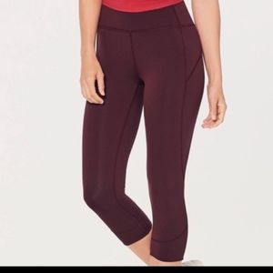 Lululemon In Movement legging, 19 inches length, size 4